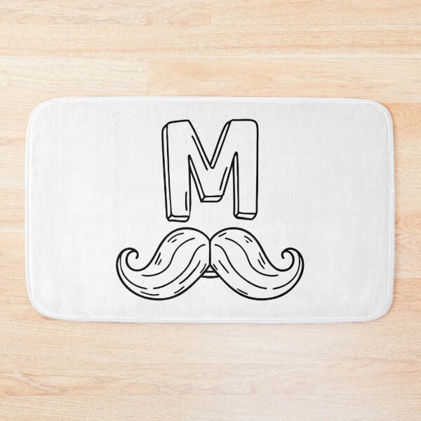 Item preview, An Illustration of Letter M Stand for Mustache designed and sold by rasagamastore.