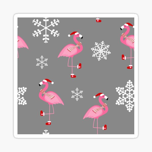 Artikel-Vorschau von grau weihnachten weihnachtsmann flamingo, designt und verkauft von Gossip Rag.