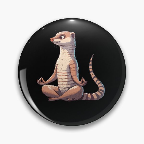 Item preview, Meditation Mongoose Yoga Pose Relaxing Animal Zen designed and sold by Artistoos.