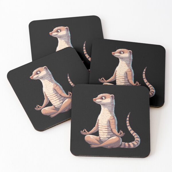Item preview, Meditation Mongoose Yoga Pose Relaxing Animal Zen designed and sold by Artistoos.
