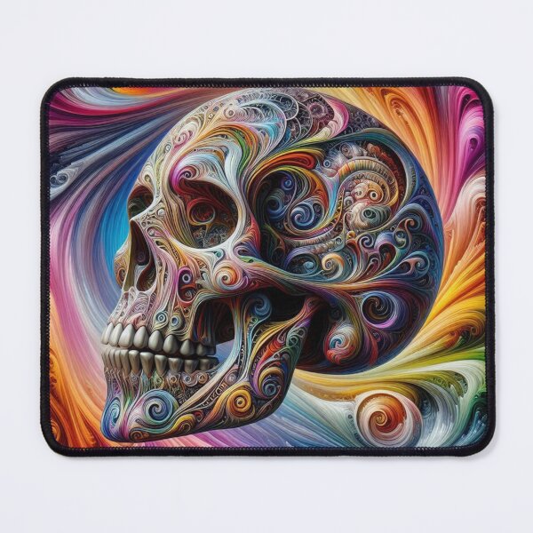 Item preview, Rainbow Abstract Skull designed and sold by Ghostface2025.