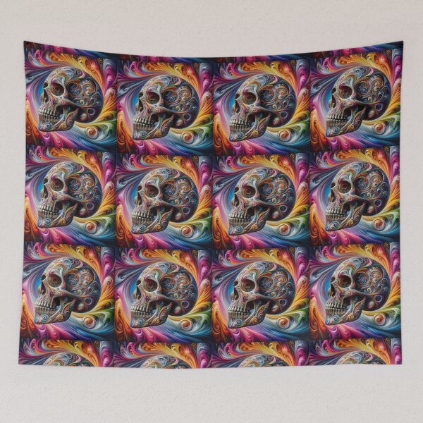 Item preview, Rainbow Abstract Skull designed and sold by Ghostface2025.