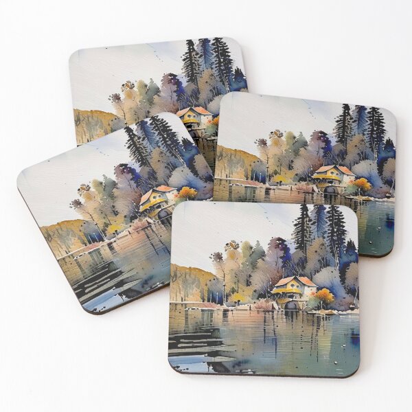 Item preview, Serene Landscape Canvas Print - Wall Art designed and sold by subhashlimaye.