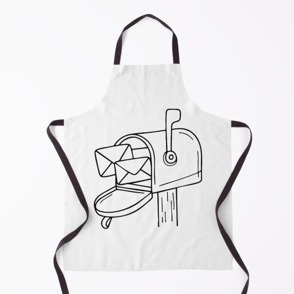 Item preview, Mailbox with envelopes sticking out designed and sold by rasagamastore.