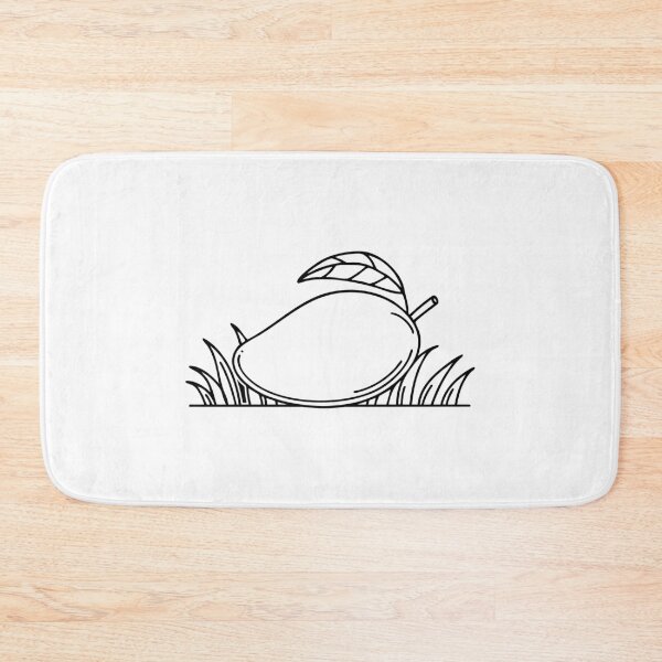 Item preview, Mango lying on the grass, freshly fallen from the tree designed and sold by rasagamastore.