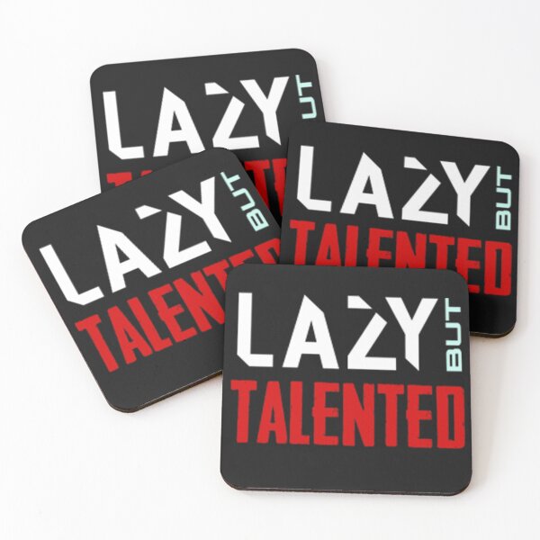 Item preview, Lazy But Talented Funny Quote Graphic Tee designed and sold by Black_Art.