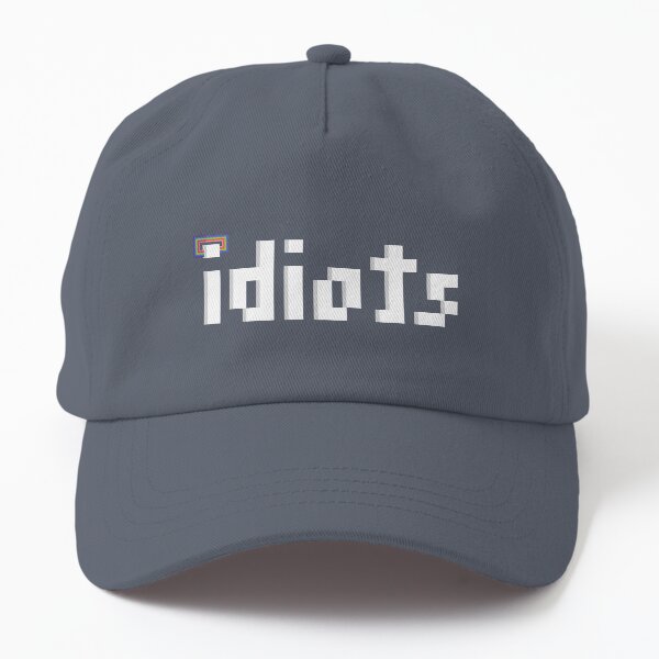 Aperçu de l'œuvre Casquette avec logo idiot créée et vendue par NOTidiotsBTC.