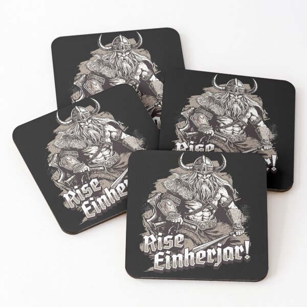 Item preview, Einherjar - Warriors of Valhalla designed and sold by Not Hugo.