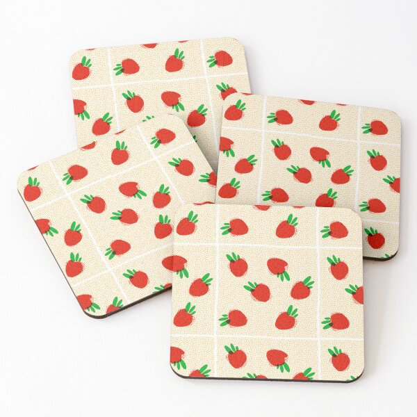 Item preview, Abstract strawberries designed and sold by Onehappyhook.