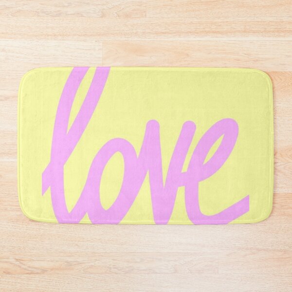 Item preview, Love Pink and Yellow – Handwritten Barbie-Inspired Design designed and sold by pointense.