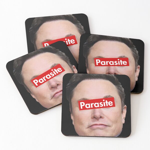 Item preview, Parasite - Anti Musk - Anti Oligarchy designed and sold by Thelittlelord.