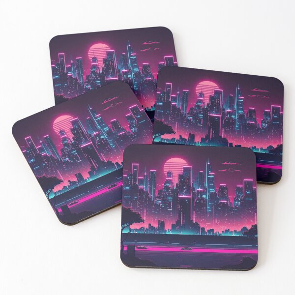 Item preview, Neon Vaporwave City designed and sold by Brando Calrissian.