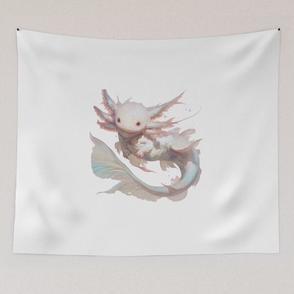 Item preview, Cute happy friend Axolotl designed and sold by PatternFly.