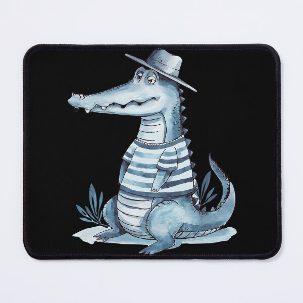 Item preview, Funny cute crocodile - American Alligator watercolor crocodile designed and sold by SlocifieShop.
