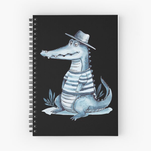 Item preview, Funny cute crocodile - American Alligator watercolor crocodile designed and sold by SlocifieShop.