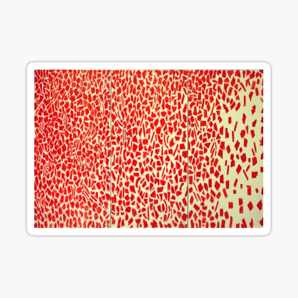 Item preview, Alma Thomas - RED AZALEAS SINGING AND DANCING ROCK AND ROLL MUSIC 1976 designed and sold by ArtNest4.