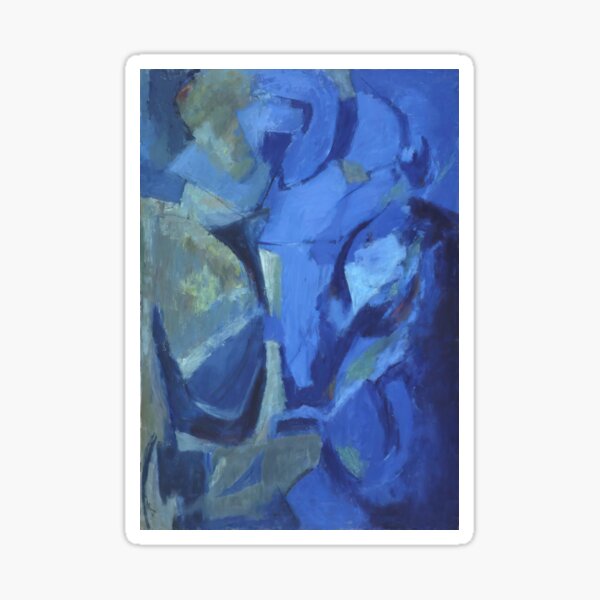 Item preview, Alma Thomas - THE STORMY SEA 1958 designed and sold by ArtNest4.