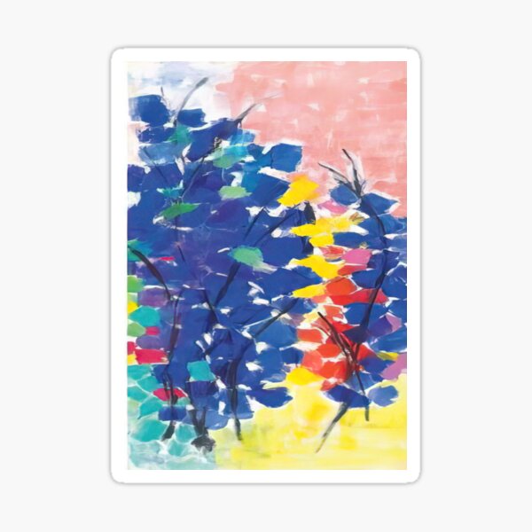 Item preview, Alma Thomas - UNTITLED FLORAL ABSTRACTION 1970 designed and sold by ArtNest4.