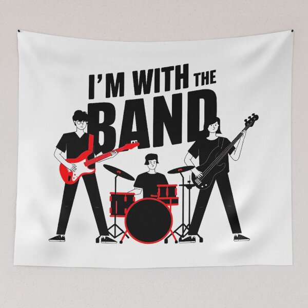 Item preview, I'm With The Band designed and sold by SteezeeStore.