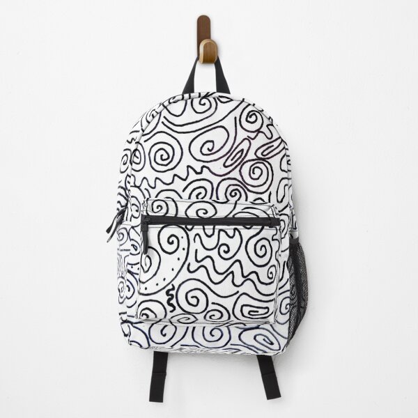 Item preview, Black spirals – filigree line pattern designed and sold by Vision Illustrated.