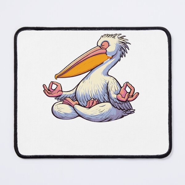 Item preview, Meditation Pelican Yoga Pose Relaxing Animal designed and sold by Artistoos.