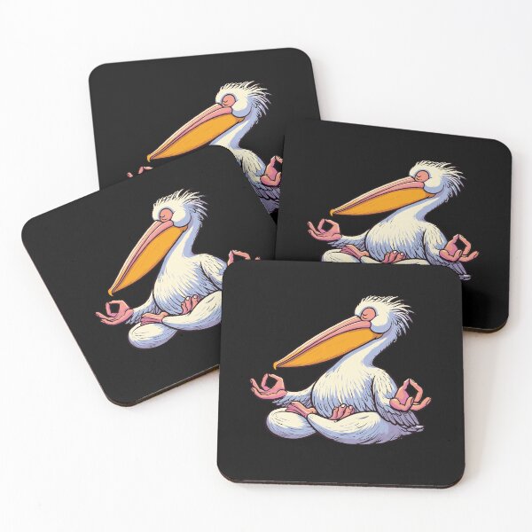 Item preview, Meditation Pelican Yoga Pose Relaxing Animal designed and sold by Artistoos.