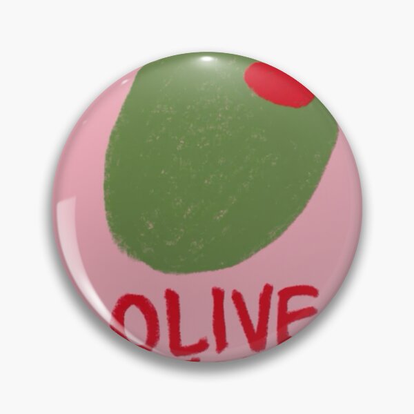 Item preview, Olive You – Pink Cute Heart Pinterest-Inspired Design designed and sold by pointense.