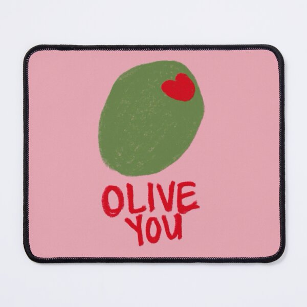 Item preview, Olive You – Pink Cute Heart Pinterest-Inspired Design designed and sold by pointense.