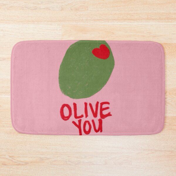 Item preview, Olive You – Pink Cute Heart Pinterest-Inspired Design designed and sold by pointense.