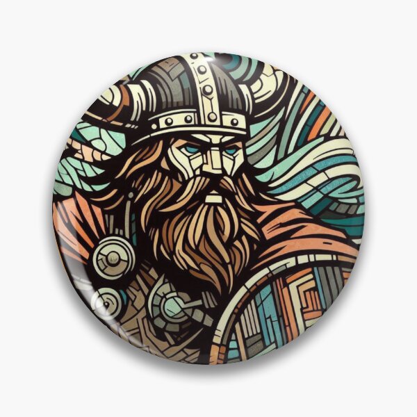 Item preview, Abstract drawing of a Viking warrior designed and sold by Gabriel-Flores.
