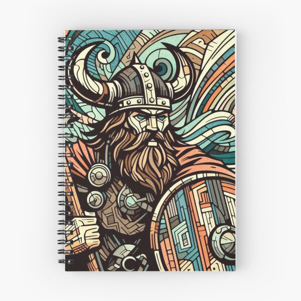 Item preview, Abstract drawing of a Viking warrior designed and sold by Gabriel-Flores.