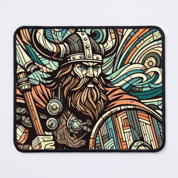 Item preview, Abstract drawing of a Viking warrior designed and sold by Gabriel-Flores.