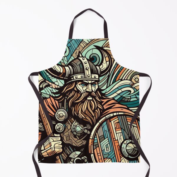 Item preview, Abstract drawing of a Viking warrior designed and sold by Gabriel-Flores.