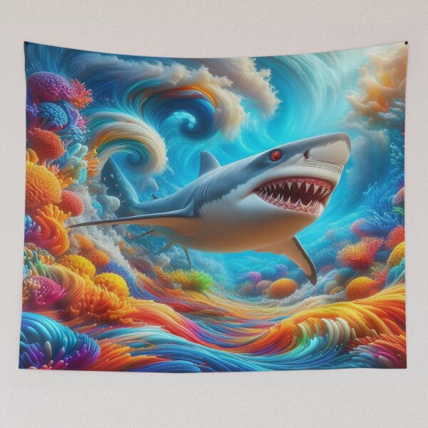 Item preview, Great White Shark designed and sold by connie campbell.