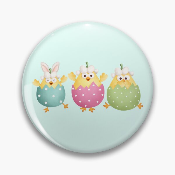 Item preview, Easter eggs and cheeky little chicks on a spring adventure designed and sold by GusiaTreasures.