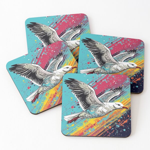 Item preview, Seagull Popart designed and sold by RedHandedOD.