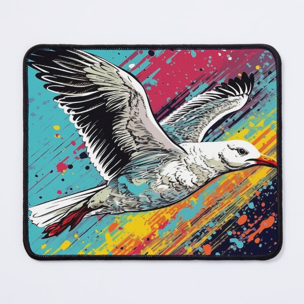 Item preview, Seagull Popart designed and sold by RedHandedOD.