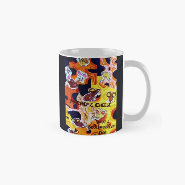 Vista previa del artículo con la obra «Travesuras y queso: ¡Qué día tan espectacular!», diseñado y vendido por Sibyl-Arts.