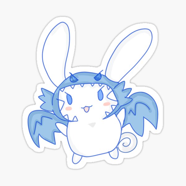 Item preview, Cinnamoroll sanrio Blue Eyes white dragon  designed and sold by RozenNeige.