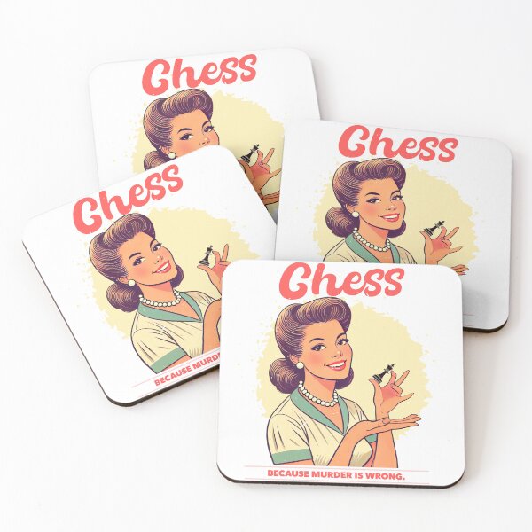 Item preview, Chess - Because Murder is Wrong designed and sold by chesstopia.