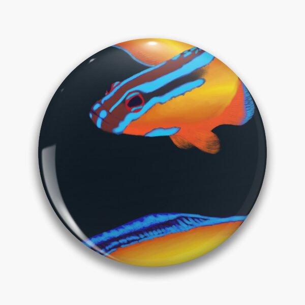 Artikelvorschau, Neon Dottyback Salzwasserfischpaar entworfen und verkauft von Romanticize the Life.