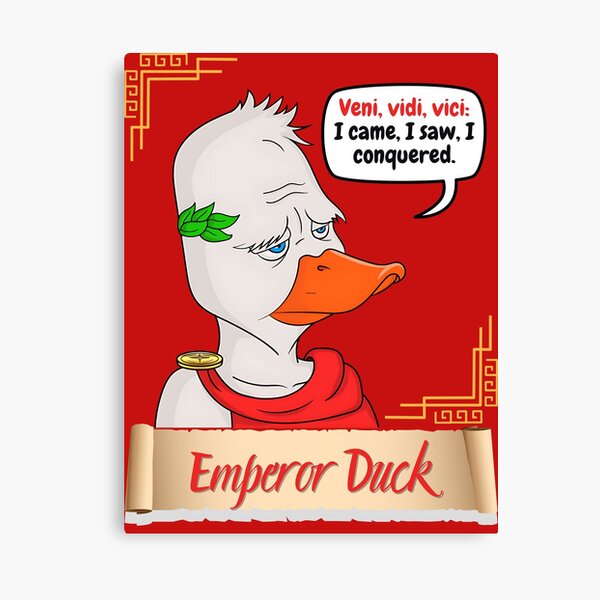 Item preview, Emperor Duck designed and sold by Dull Duck Store.