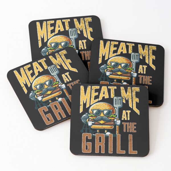 Item preview, Meat Me at the Grill designed and sold by JennyFinns.