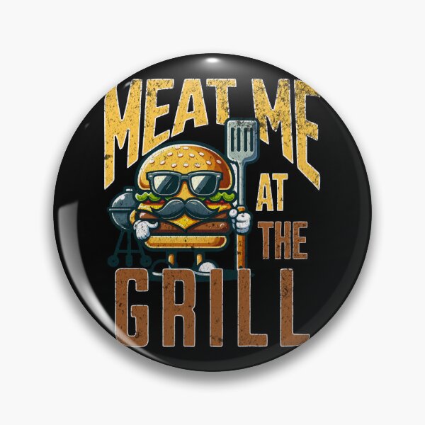 Item preview, Meat Me at the Grill designed and sold by JennyFinns.