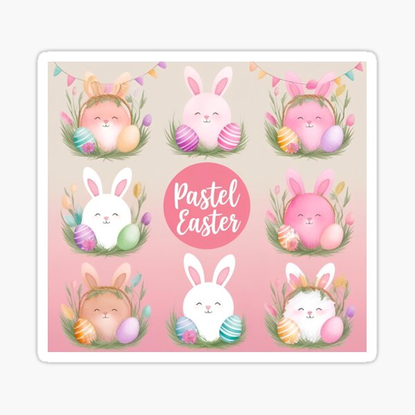 Item preview, Pastel Easter  designed and sold by CreationbyVona.