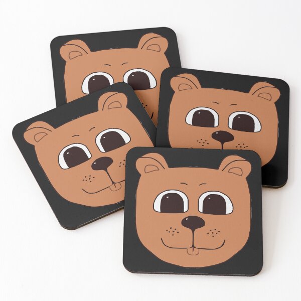 Item preview, A Cartoon Bear Face designed and sold by DesignAFind.