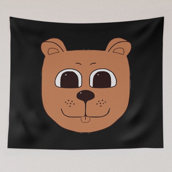 Item preview, A Cartoon Bear Face designed and sold by DesignAFind.