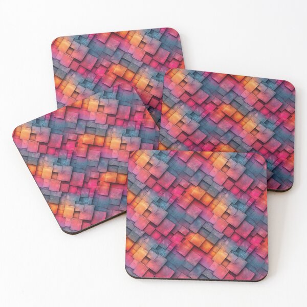 Item preview, Colorful Vibrant Abstract Pixel Art Pattern designed and sold by NTGUILTY.