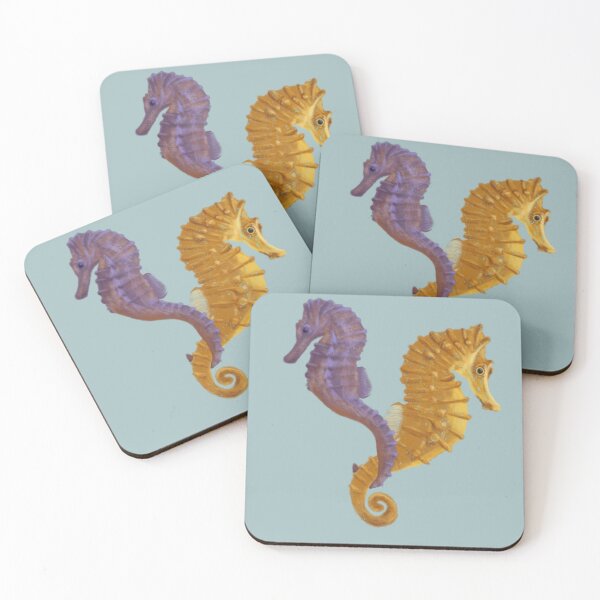 Item preview, Pair of Seahorses designed and sold by Romanticize the Life.