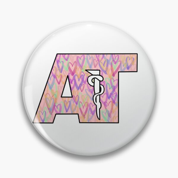 Item preview, Athletic Training Logo Neon Hearts  designed and sold by rosiepiscitello.